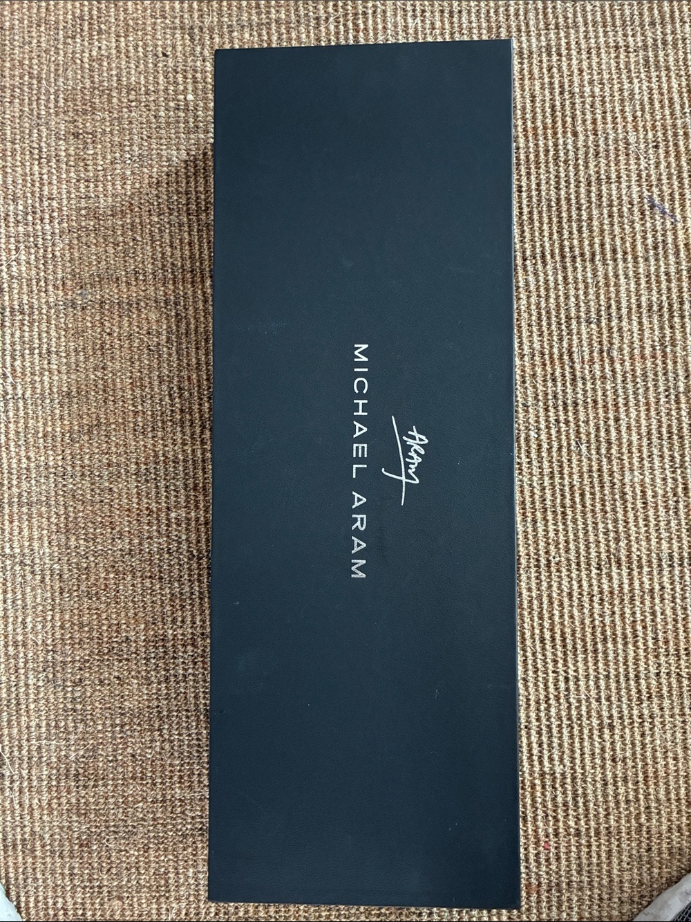 Michael Aram Black Presentation Box with White Logo